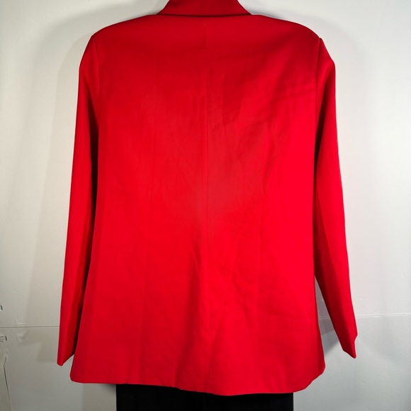 NWOT Meduim Relaxed Fit Open Red Blazer - Picture 6 of 14
